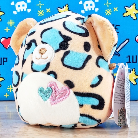 Squishmallow Liv the Leopard 5" UltraSoft Valentine's Day Holiday Plush Toy NWT - Picture 6 of 12